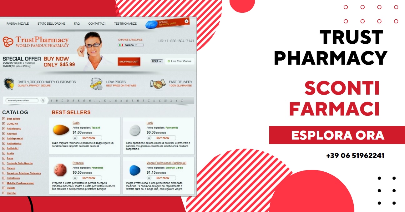 Sito aggiornato di Trust Pharmacy